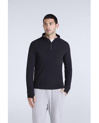 Mountain Warehouse - 'Touchdown' Half Zip Midlayer Lightweight Quick Wick Activewear Jumper - Lyst