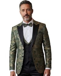 TruClothing - 4 Piece Paisley Tailored Fit Wedding Suit - Lyst