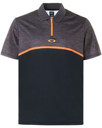 Oakley - Colour Block Camouflage Zip Up Polo Shirt 434216 02E - Lyst