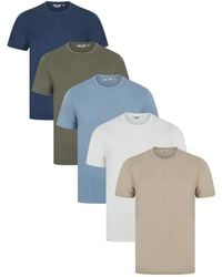 Tokyo Laundry - Light Cotton 5-Pack Short Sleeve T-Shirts - Lyst