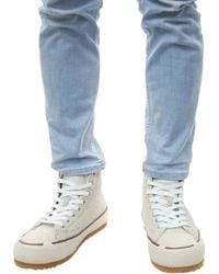 DIESEL - S-Principia-Mid-X Canvas Shoes High Top Sneaker - Lyst