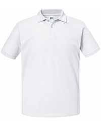 Russell - Authentic Eco Piqué Polo Shirt - Lyst