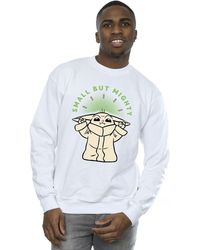 Star Wars - The Mandalorian Small But Mighty Grogu Sweatshirt - Lyst