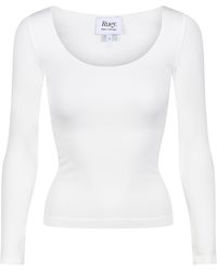 Ruey - Ladies Essentials Long Sleeve Top Sculpting Recycled Stretch Everyday Fit - Lyst