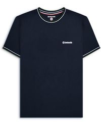 Lambretta - T-Shirt Pique Tipping Tee Crew Neck Textile - Lyst