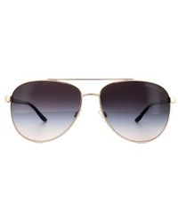 Michael Kors - Aviator Rose Gradient Sunglasses Metal - Lyst