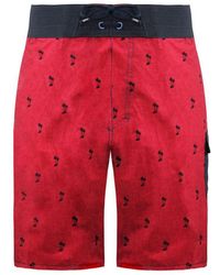Vans - Off The Wall Adjustable Waist/ Palm Print Shorts Vn 0Wcpcpe - Lyst