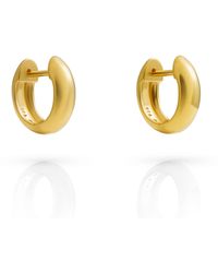 Orphelia - 'Dory' 925 Sterling Hoop Earrings - Lyst