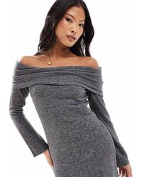 Vero Moda - Supersoft Off Shoulder Ankle Dress - Lyst