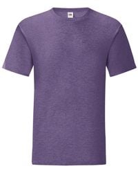 Fruit Of The Loom - Iconic T-Shirt (Pack Of 5) (Heather) - Lyst