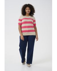 Kaffe - Strickpullover Regular Fit Berry - Lyst