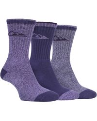 Storm Bloc - 3 Pairs Ladies Lightweight Breathable Hiking Socks With Arch Support - Lyst