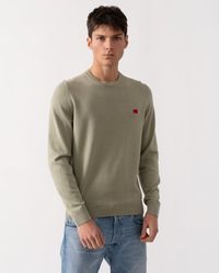 HUGO - San Cassius Crew Neck Sweater - Lyst