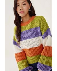 Hiccup - Relaxed Fit Striped Sweater - Lyst