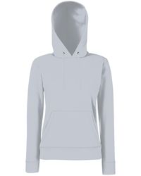 Fruit Of The Loom - Ladies Lady Fit Hooded Sweatshirt Hoodie - Lyst