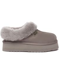 EverAu Australia - Ever Au Topknot Leather Slippers - Lyst