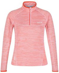 Regatta - Ladies Yonder Half Zip Long Sleeve Moisture Wicking Top - Lyst