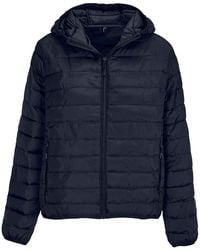 Sol's - Ladies Stream Hooded Padded Jacket (French) - Lyst