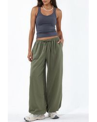 Busem - Wide-Leg Woven Trousers With Drawstring Waist - Lyst