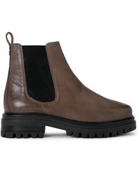KG by Kurt Geiger - Leather Teddy Boots - Lyst