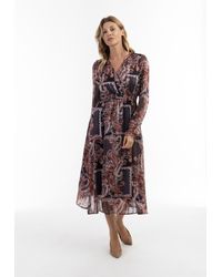 Usha - Paisley Print Maxi Dress Nowles - Lyst