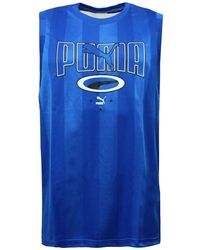PUMA - 90S Retro Tank Top Casual Graphic Vest - Lyst