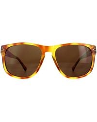 Guess - Rectangle Blonde Havana Gradient Sunglasses - Lyst