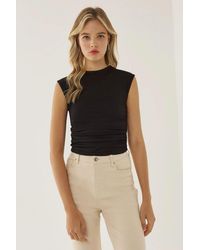 Hiccup - Ruffled Jersey Top - Lyst