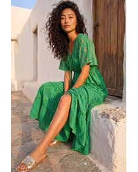 Roman - Petite Boho Shimmer Maxi Dress - Lyst