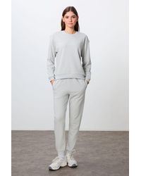 TOMMY LIFE - Oversized Cotton- Sweatshirt And Pants Set - Lyst