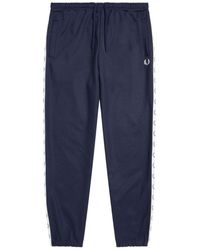 Fred Perry - Branded Taped Hem Carbon Sweatpants - Lyst