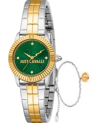 Just Cavalli - Jc1L328M0085 Ladies Mini Raffinata Watch And Bracelet Gift Set - Lyst