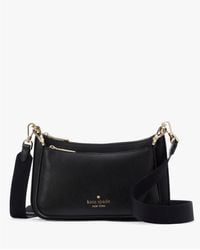 Kate Spade - Duet Saffiano Leather Small Crossbody - Lyst