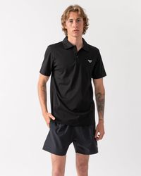Emporio Armani - Beach Polo With Eagle Logo - Lyst