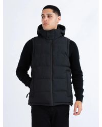 Luke 1977 - Vienna Quilted Hooded Gilet - Lyst