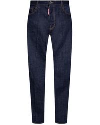DSquared² - Dark Rinse Wash 642 Jeans Cotton - Lyst