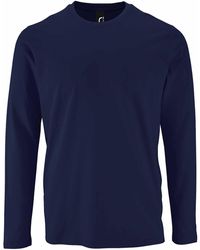 Sol's - Imperial Long Sleeve T-Shirt (French) - Lyst