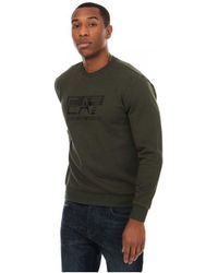 EA7 - Emporio Armani Visibility Cotton Crew Sweatshirt - Lyst