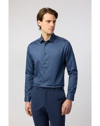 Ted Baker - Long Sleeve Floral Slim Fit Formal Shirt - Lyst