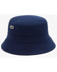Lacoste - Organic Cotton Bucket Hat - Lyst