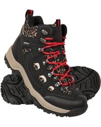 Mountain Warehouse - 'Adventurer' Printed Waterproof Boots Eva Footbed Outdoors Hiking Trekking Shoes - Lyst