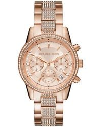 Michael Kors - Mk6485 Ritz Chronograph Ladies Watch - Lyst