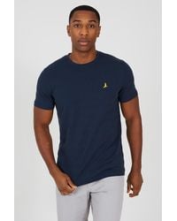 Brave Soul - Crew Neck Embroidered Badge T-Shirt - Lyst