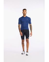 2XU - Aero Cycle Short Sleeve Jersey Medieval/white Reflective - Lyst