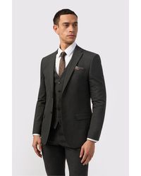 Limehaus - Single Breasted Long Sleeve Two Button Slim Fit Suit Jacket - Lyst