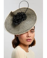 Karen Millen - Asymmetric Flower & Quill Fascinator - Lyst