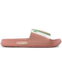 Havaianas - Slide Brasil Crocus 37 38 Flip Flops - Lyst