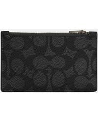 COACH - Zip Card Case - Lyst