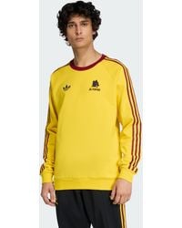 adidas Originals - As Roma Originals Crew Sweatshirt - Lyst