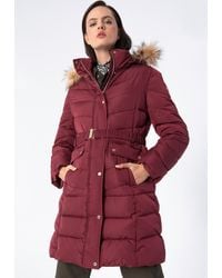 Wittchen - Gewatteerde Jas Met Riem Polyester - Lyst